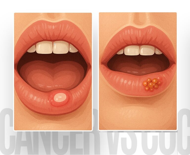 فرق تبخال دهانی با آفت